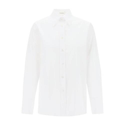 Closed Klassisk Vit Button-Up Skjorta White, Dam