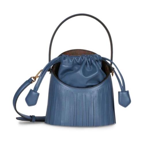 Etro Bucket Bags Blue, Dam