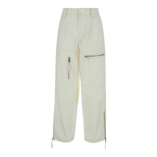 Isabel Marant Étoile Wide Trousers White, Dam