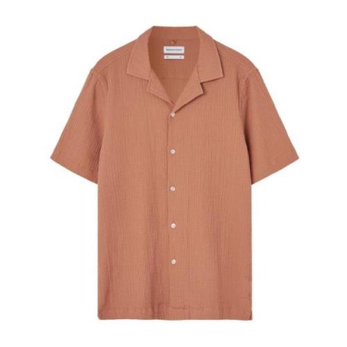 Edmmond Studios Short Sleeve Shirts Orange, Herr