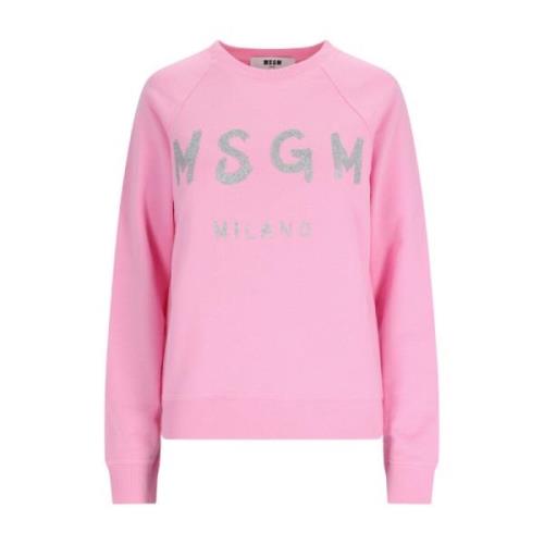 Msgm Sweatshirts Pink, Dam