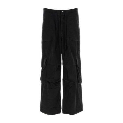 Entire Studios Wide Trousers Black, Herr