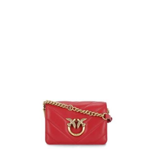 Pinko Cross Body Bags Red, Dam