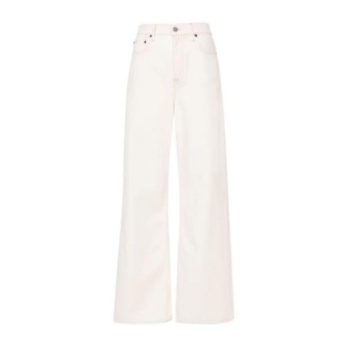 Ralph Lauren Wide Trousers White, Dam