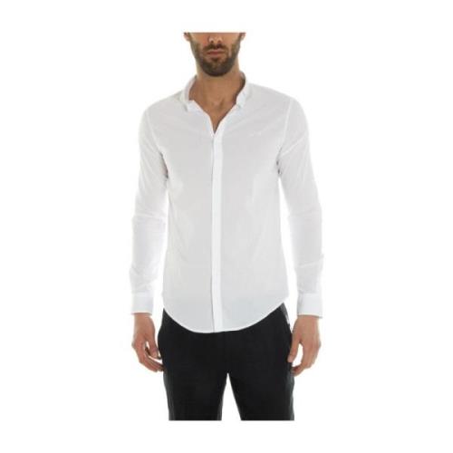 Armani Jeans Blouses Shirts White, Herr