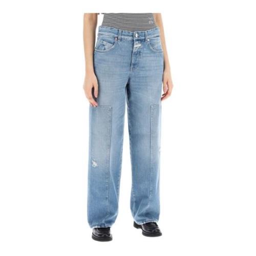 Closed Straight Jeans Blue, Dam