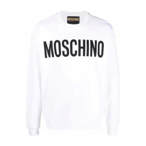 Moschino Sweatshirts White, Herr
