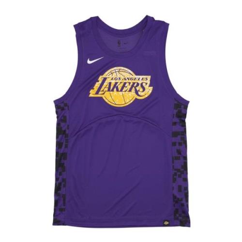 Nike NBA Starting 5 Tank Top Purple, Herr