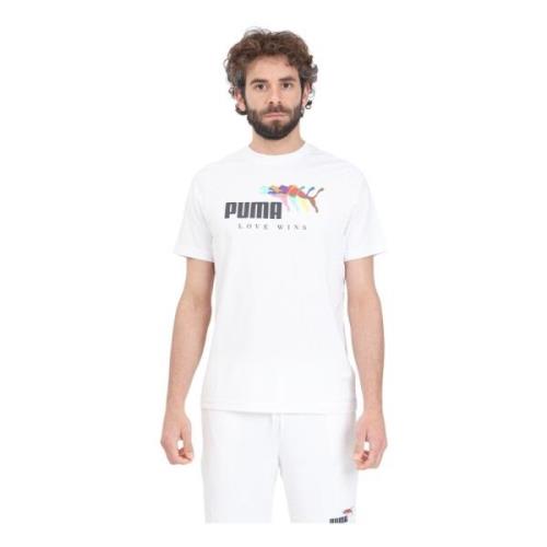 Puma Vit T-shirt Love Wins White, Herr