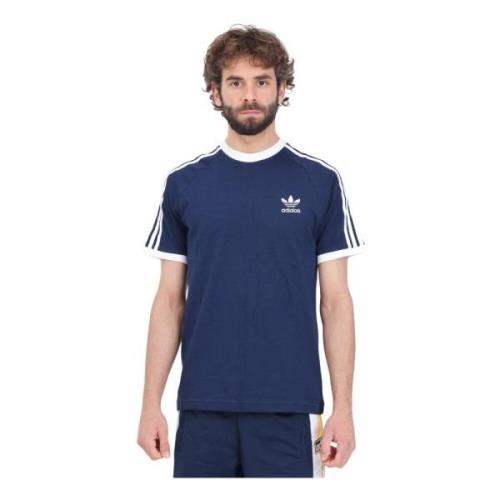 Adidas Originals Klassisk 3-Stripes T-shirt Blue, Herr