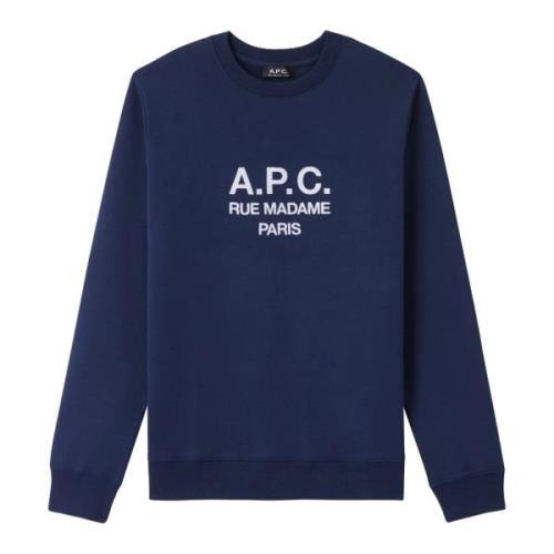 A.p.c. Marine Sweatshirt Blue, Herr