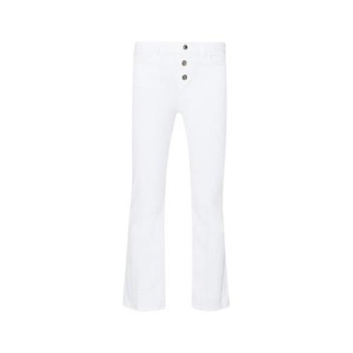 Liu Jo Boot-cut Jeans White, Dam