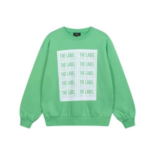 Alix The Label Sweatshirts Green, Dam