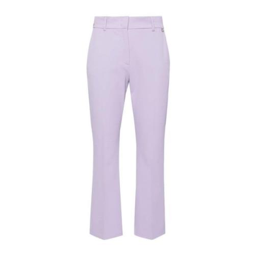 Liu Jo Cropped Trousers Purple, Dam