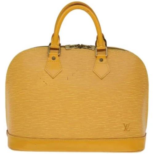 Louis Vuitton Vintage Pre-owned Laeder louis-vuitton-vskor Yellow, Dam