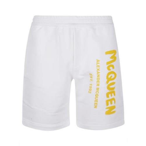 Alexander McQueen Shorts White, Herr