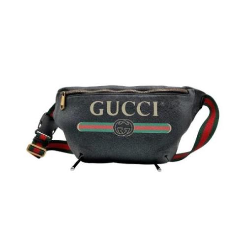 Gucci Vintage Pre-owned Laeder gucci-vskor Black, Dam