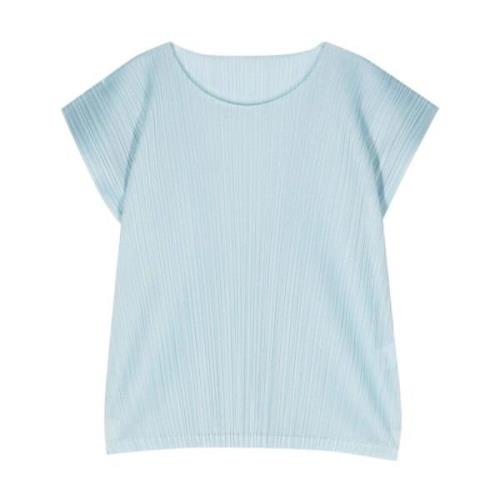 Issey Miyake T-Shirts Blue, Dam