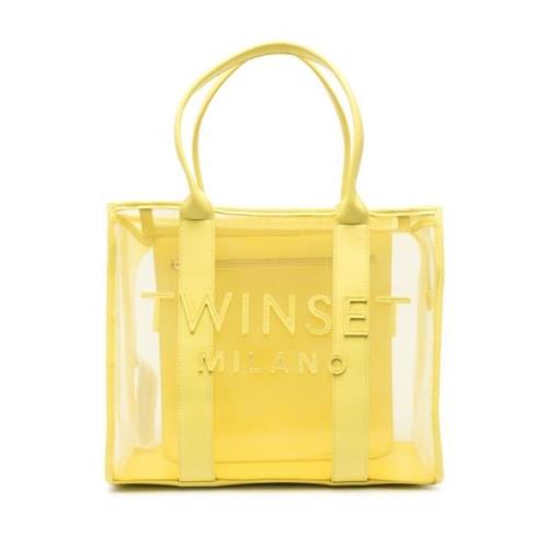 Twinset Tote Bags Yellow, Dam