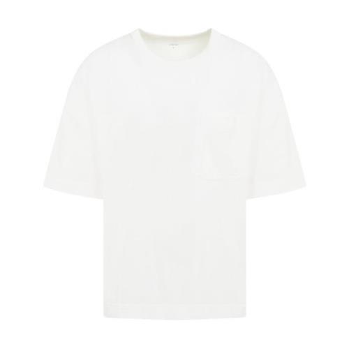 Lemaire Boxy T-shirt i Kritvit White, Herr