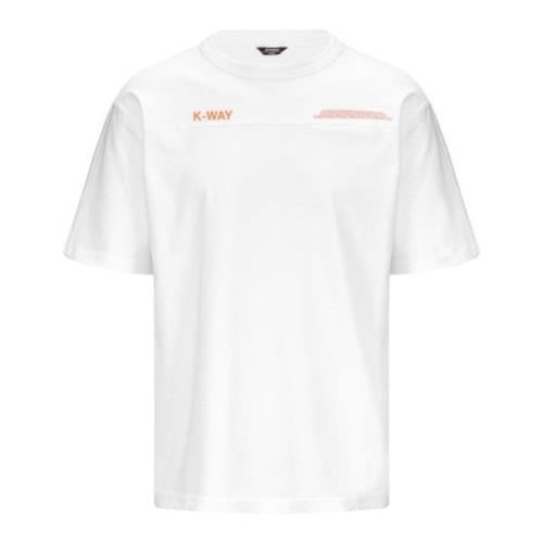 K-Way T-Shirts White, Herr