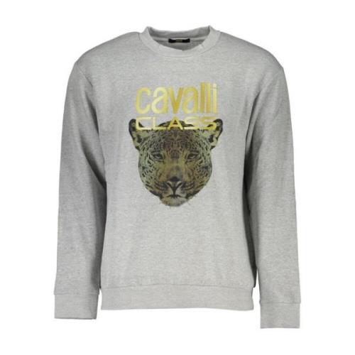 Cavalli Class Sweatshirts Gray, Herr