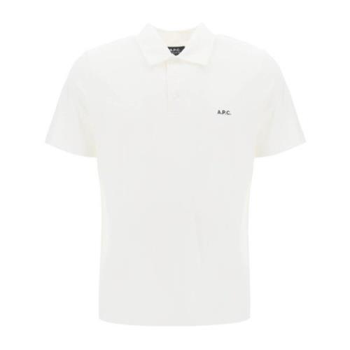 A.p.c. Polo Shirts White, Herr