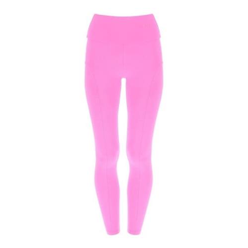 Msgm Leggings Pink, Dam