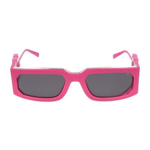 Philipp Plein Stiliga solglasögon Spp119M Pink, Unisex
