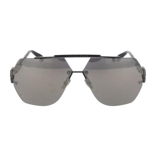 Philipp Plein Stiliga solglasögon Spp111 Black, Unisex