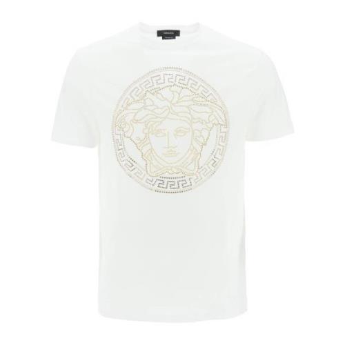 Versace T-Shirts White, Herr