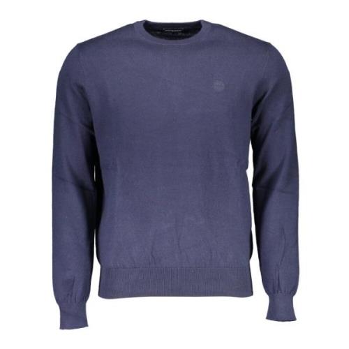 North Sails Blue Cotton Sweater Blue, Herr