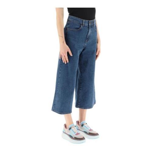 See by Chloé Cropped Jeans Blue, Dam