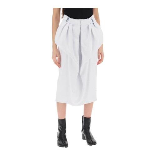 Maison Margiela Midi Skirts White, Dam