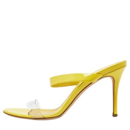 Giuseppe Zanotti Pre-owned Pre-owned Laeder sandaler Yellow, Dam