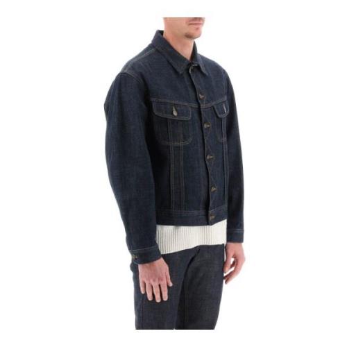 Maison Margiela Denim Jackets Blue, Herr