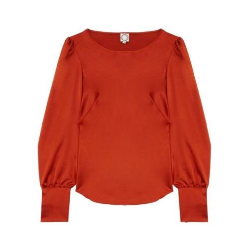 Ines De La Fressange Paris Blouses & Shirts Orange, Dam