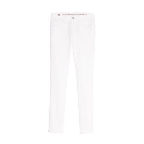 Ines De La Fressange Paris Bambu slim fit vita bomullsjeans x Notify W...