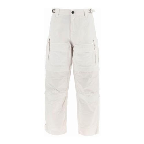 Darkpark Straight Trousers White, Dam