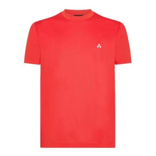 Peuterey T-Shirts Red, Herr