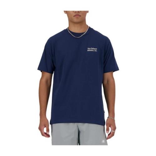New Balance T-Shirts Blue, Herr