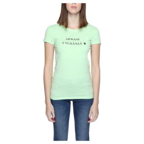Armani Exchange T-Shirts Green, Dam