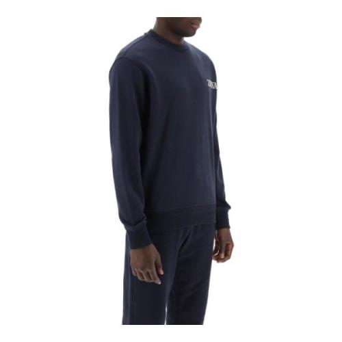 Ermenegildo Zegna Sweatshirts Blue, Herr