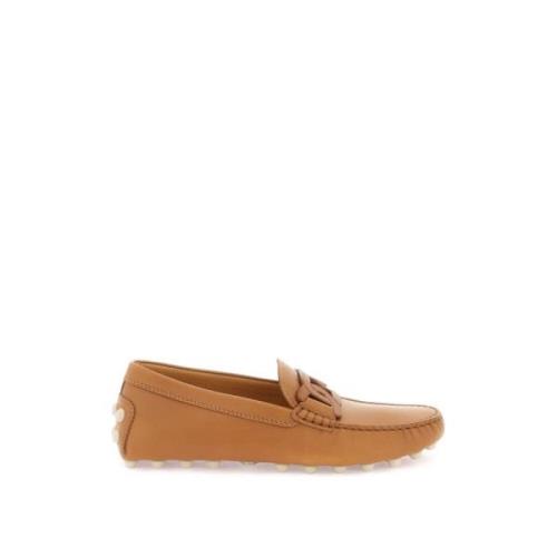 Tod's Bubble Kate Läder Loafers Brown, Dam