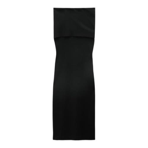 Filippa K Off Shoulder Dress Black, Dam