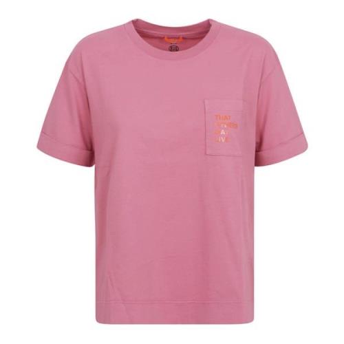 Parajumpers T-Shirts Pink, Dam