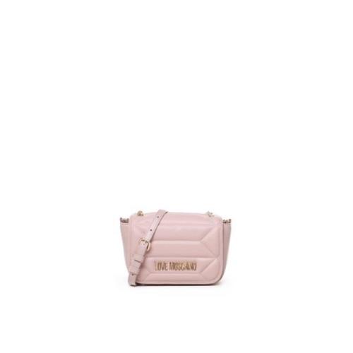 Love Moschino Cross Body Bags Pink, Dam