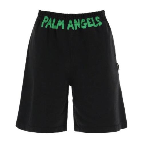 Palm Angels Casual Shorts Black, Herr
