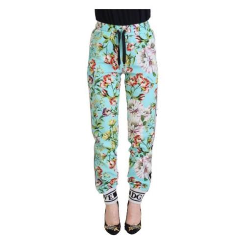 Dolce & Gabbana Lyxiga Multifärgade Sweatpants Multicolor, Dam