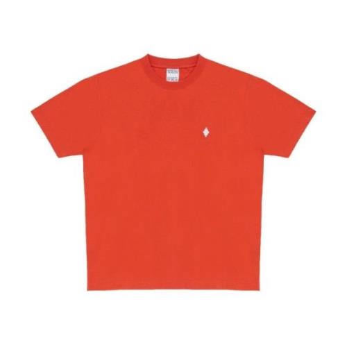 Marcelo Burlon Orange Vit Cross Regular T-Shirt Orange, Herr